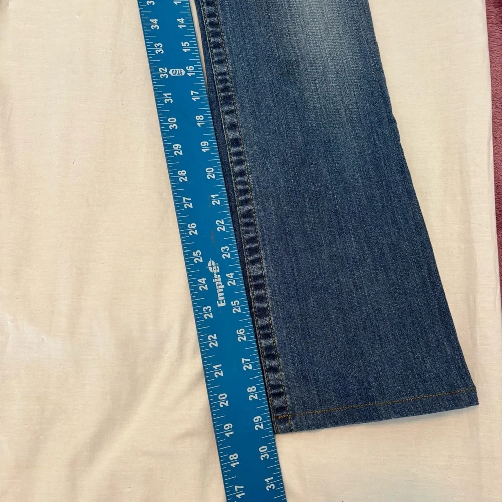 True Religion Women’s Hi Rise Bootcut Jeans 27 Made in USA Distressed Y2K - Picture 12 of 14